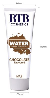 Гель-лубрикант на водной основе с ароматом шоколада Mai - BTB Water Based Lubricant CHOCOLATE  flavored, 100 ml