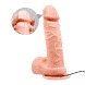 Вібратор з функцією ротації на присосці BAILE - Realistic Male Cock and Tight Ass, BW-008017B