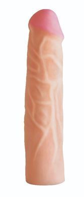 Насадка для страпона телесная EGZO Ciberskin NSTR09 ( 21 см х 4,7 см )