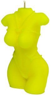 Свеча LOVE FLAME - Shibari II Yellow Fluor, CPS13-YELLOW