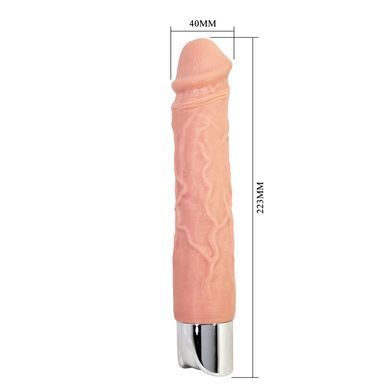 Перезаряжаемый вибратор реалистик Pretty Love - Osric Pro Realistic Vibrating Dildo, BW-500081DC