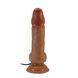 Вибратор на присоске BAILE - Beautiful Zebulon Vibration 7.6" Brown, BW-008108ZR-1