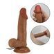 Вибратор на присоске BAILE - Beautiful Zebulon Vibration 7.6" Brown, BW-008108ZR-1