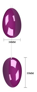 Анальные шарики BAILE - TWINS BALL, BI-014036-2