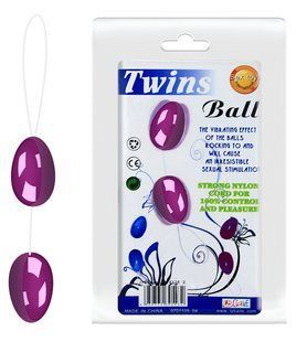 Анальные шарики BAILE - TWINS BALL, BI-014036-2