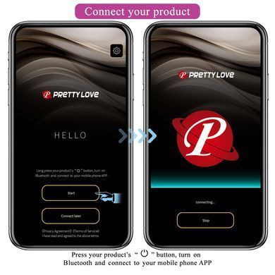 Вибратор для пар со смарт управлением Pretty Love - Aari, BI-300076HP