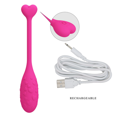Віброяйце кероване смартфоном Pretty Love - Fisherman Pink Mobile APP, BI-300016HP