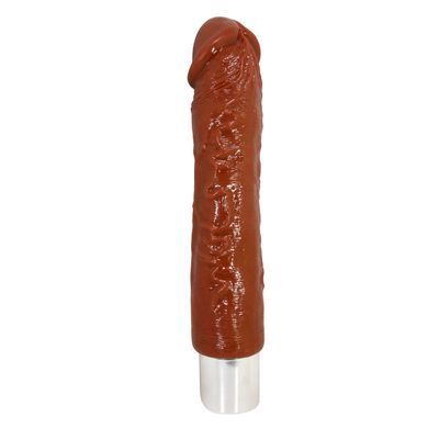 Перезаряжаемый вибратор реалистик Pretty Love - Rufus Pro Realistic Vibrating Dildo Brown, BW-500082DC