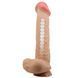 Фалоімітатор на присосці, з хребтом та ефектом ковзної шкіри LyBaile - Sliding Skin 10,2&rdquo; Flesh, BW-008103NRG