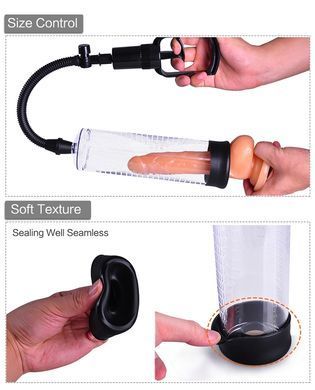 Вакуумная помпа CANWIN Penis Pump Men Powerup - P828