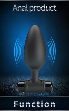 Анальный стимулятор с вибрацией Mr. Play - Super Power Vibrating Anal Plug, BI-040107-MR