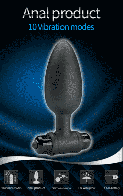 Анальный стимулятор с вибрацией Mr. Play - Super Power Vibrating Anal Plug, BI-040107-MR