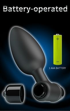 Анальный стимулятор с вибрацией Mr. Play - Super Power Vibrating Anal Plug, BI-040107-MR