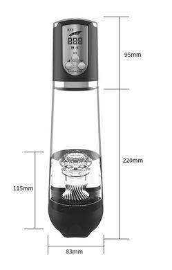 Водонепроникна, автоматична вакуумна помпа із зарядкою від USB CANWIN Luxury Pump, P258AU