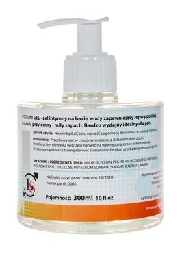 Універсальний гель-лубрикант Love Stim - H2O UNI GEL, 300 ml