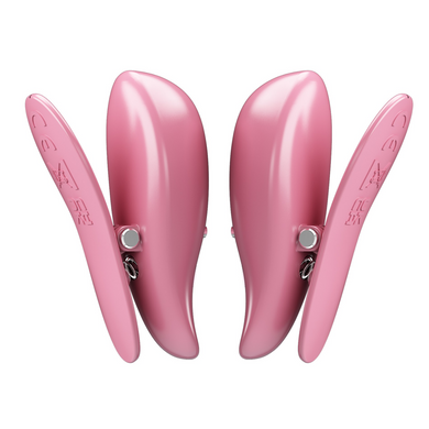 Вибростимуляторы для сосков с пультом ДУ Pretty Love - CAYLEY, 10 vibration functions, BI-300036W