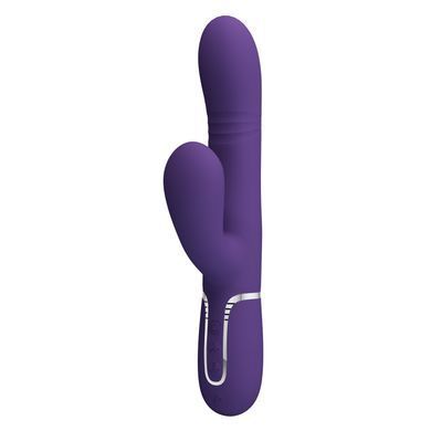 Вибромассажер с поступательным движением серии Pretty Love - Mariana Twinkled Dark Purple 7 vibration functions 4 rolling functions, BW-500034-2