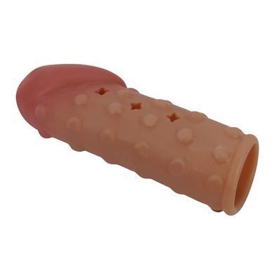 Стимулирующая насадка на пенис Pretty Love - Penis Sleeve TPR, BI-026274