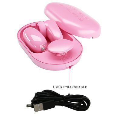 Вакуумний стимулятор з віброяйцем PRETTY LOVE - Magic Box Pink, BI-300055