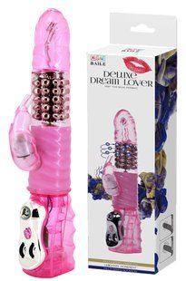 Вібратор із стимулятором клітора та функцією ротації BAILE - DELUXE DREAM LOVER, BW-020031