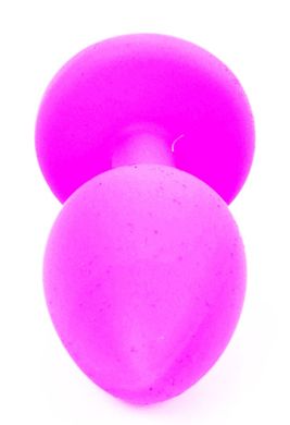 Силиконовая анальная пробка Boss Series - Jewellery Pink Silicon PLUG Medium Light Blue M, BS6400085