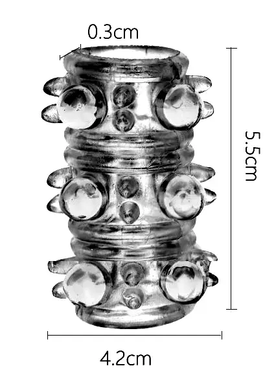 Насадка стимулююча AR028-02 Grey, (1 шт )