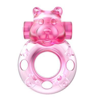 Кільце з вібрацією і презервативом "Vibrator & condom" BI-010083