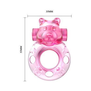 Кільце з вібрацією і презервативом "Vibrator & condom" BI-010083