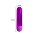 Перезаряжаемая вибропуля Pretty Love - Kiwi Purple, BI-300091