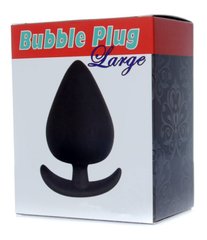 Анальний плаг Boss Series - Bubble Plug Large Black, BS6700059