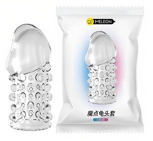 Стимулююча насадка Meleon - Magic Dot Glans Sleeve, PS-34