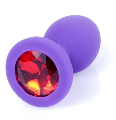 Силиконовая анальная пробка Boss Series - Jewellery Purple Silicon PLUG Small Red S, BS6400082