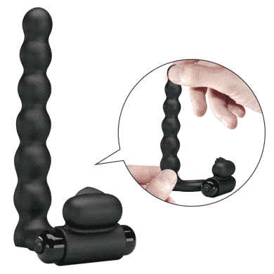 Насадка для анального сексу з вібрацією PRETTY LOVE-Hercules Penis Sheath III, BI-210218