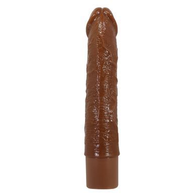 Перезаряжаемый вибратор реалистик Pretty Love - Osric Realistic Vibrating Dildo Brown, BW-500081-1