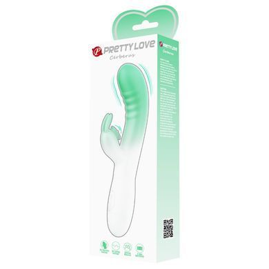Вібромасажер серії Pretty Love - CERBERUS Rabbit Vibrator Light green, BI-014795-A1B