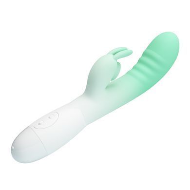 Вібромасажер серії Pretty Love - CERBERUS Rabbit Vibrator Light green, BI-014795-A1B