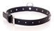 Ошейник из искуственной кожи с кристаллами Fetish Boss Series - Collar Silver Crystal, BS3300117