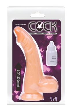 Вибратор на присоске BAILE - COCK 9,3'' BW-008070A