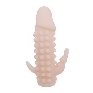 Насадка - презерватив BI-016004-0102S ( телесная )