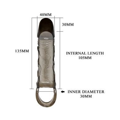 Насадка-презерватив "Men extension" BI-026210-1