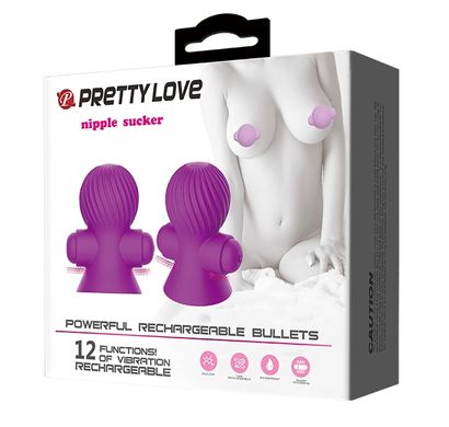 Вібростимулятори для сосків PRETTY LOVE-Nipple Sucker, BI - 014545-1