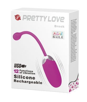 Віброяйце що перезаряджається PRETTY LOVE &laquo;BROOK&raquo;, BI-014525