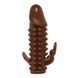 Насадка-презерватив BI-016004-0902S ( коричнева )