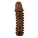 Насадка-презерватив BI-016004-0902S ( коричнева )