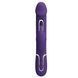 Вібратор із стимулятором клітора PRETTY LOVE - Kampas Rabbit 3 in 1 Dark Purple, BW-500025-2