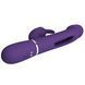 Вібратор із стимулятором клітора PRETTY LOVE - Kampas Rabbit 3 in 1 Dark Purple, BW-500025-2
