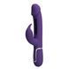 Вібратор із стимулятором клітора PRETTY LOVE - Kampas Rabbit 3 in 1 Dark Purple, BW-500025-2