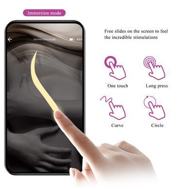 Стимулятор клитора PRETTY LOVE - MANE Mobile APP remote control, BW-022100HP