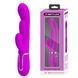 Вібратор із стимулятором клітора PRETTY LOVE - Shonia Purple 3 in 1, BW-500041
