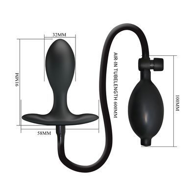 Анальний стимулятор, що розширюється Mr. Play Inflable Anal Plug, BI-040096Q-MR